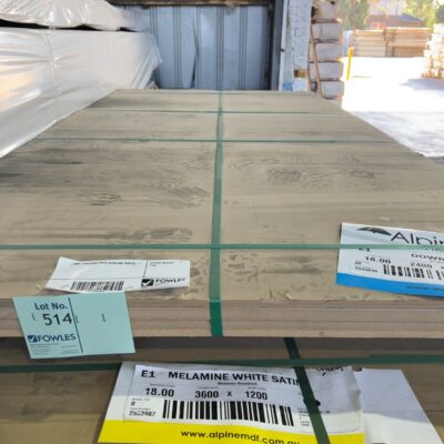 2400X1200X18MM WHITE SATIN MDF SHEETS
