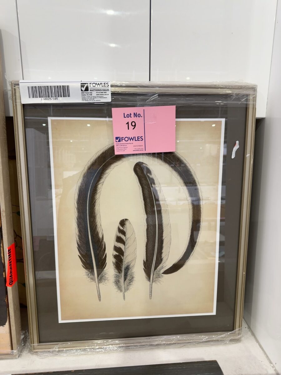 EX STAGING - ARTWORK SOLD AS IS