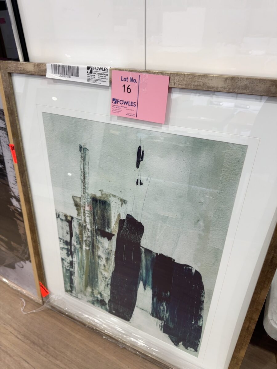 EX STAGING - ARTWORK SOLD AS IS