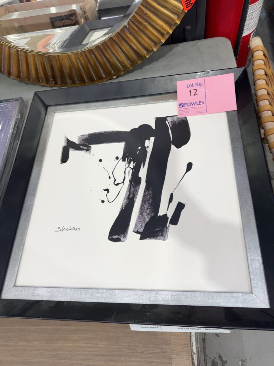 EX STAGING - ARTWORK SOLD AS IS