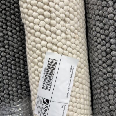 EX DISPLAY WOOL LOOP RUG 240CM X 330CM RRP99