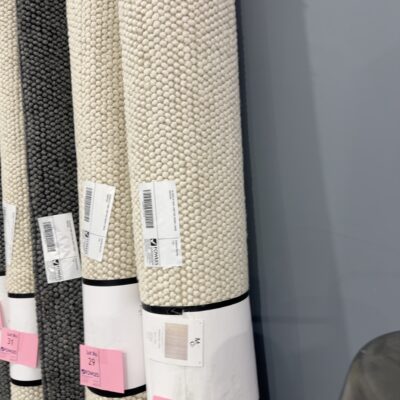 EX DISPLAY WOOL LOOP RUG 240CM X 330CM RRP99