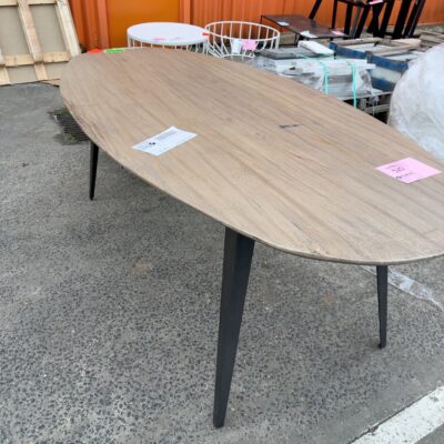 EX HIRE - OBLONG TABLE SOLD AS IS
