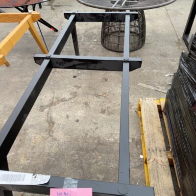 EX HIRE - BLACK TABLE FRAME SOLD AS IS
