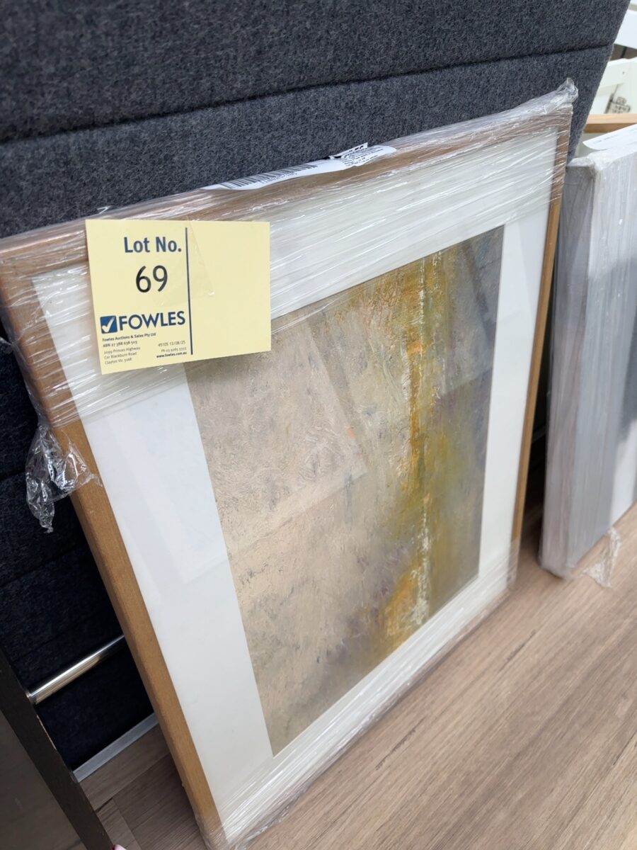 EX STAGING - ARTWORK SOLD AS IS