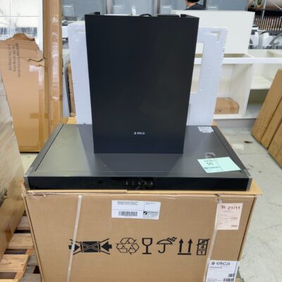 NEW ELICA VIDA BLACK 900MM CHIMNEY RANGEHOOD, POWERFUL 1260M3HR EXTRACTION , SOLD AS IS NO WARRANTY