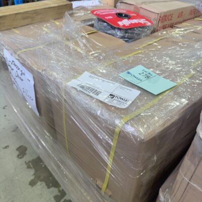 PALLET OF S/STEEL PASSAGE LEVERS & DOOR TAPE SEAL, QTY 480 LEVERS