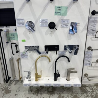 EX DISPLAY BOARD - ASSORTED DESIGNER TAPS SOLD AS IS