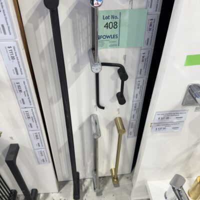 EX DISPLAY BOARD - ASSORTED TOWEL RAILS SOLD AS IS