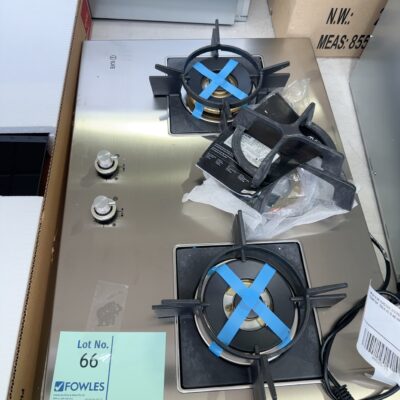 NEW ILVE ILAS762X S/STEEL 2 BURNER COOKTOP, SOLD AS IS NO WARRANTY
