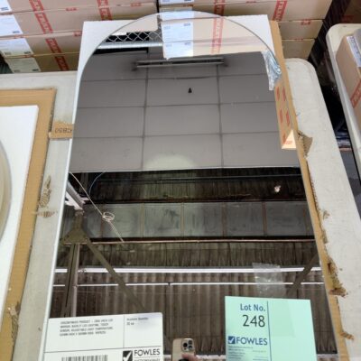 DISCONTINUED PRODUCT - CB50 ARCH LED MIRROR, BACKLIT LED LIGHTING, TOUCH SENSOR, ADJUSTABLE LIGHT TEMPERATURE, 900MM HIGH X 500MM WIDE  RRP5