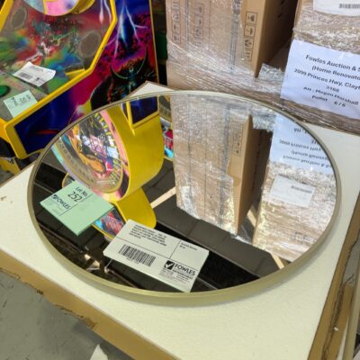 DISCONTINUED PRODUCT - CR80-BB BRUSHED BRASS ROUND LED MIRROR, BACKLIT LED LIGHTING, TOUCH SENSOR, ADJUSTABLE LIGHT TEMPERATURE, 800MM WIDE RRP8