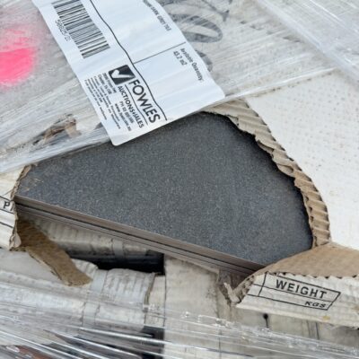 PALLET OF 600MM X 600MM DARK GREY TILE
