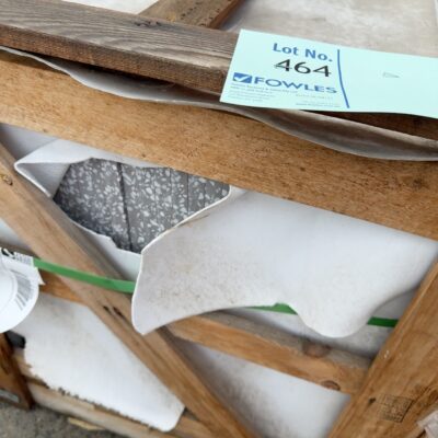 PALLET OF GREY STONE PAVERS 600MM X 600MM X 20MM