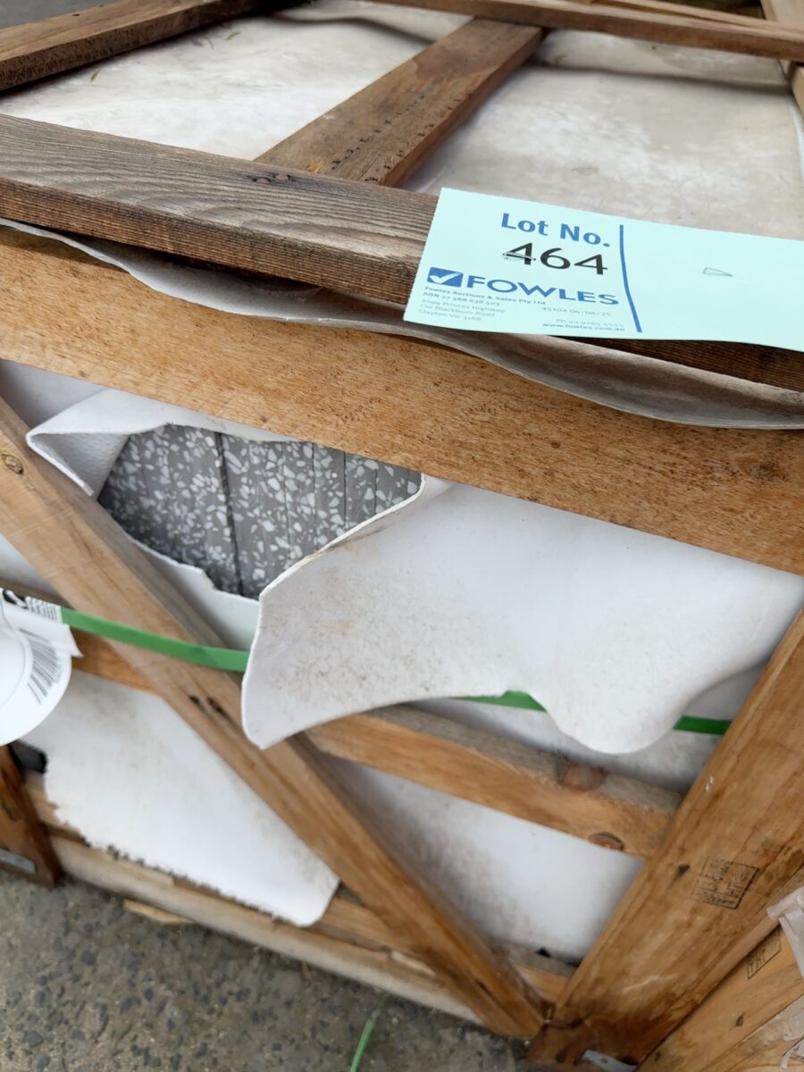 PALLET OF GREY STONE PAVERS 600MM X 600MM X 20MM