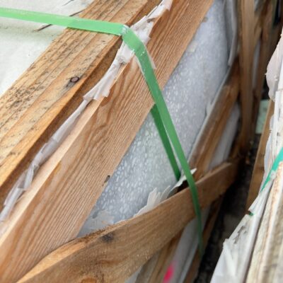 PALLET OF GREY STONE PAVERS 600MM X 600MM X 20MM