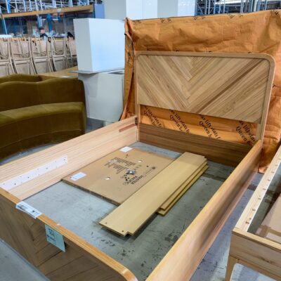 EX DISPLAY EVA QUEEN BED WITH GAS LIFT