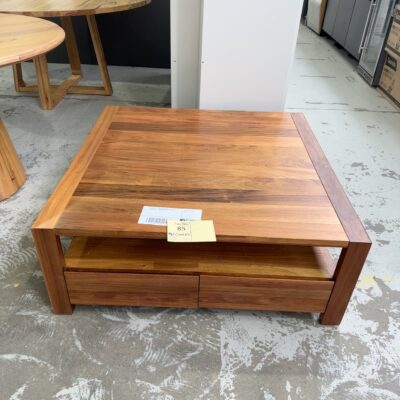 EX DISPLAY TANGO BLACKWOOD SQUARE COFFEE TABLE SOLD AS IS