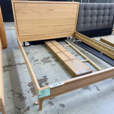 EX DISPLAY JEDDA MESSMATE KING BEDFRAME SOLD AS IS