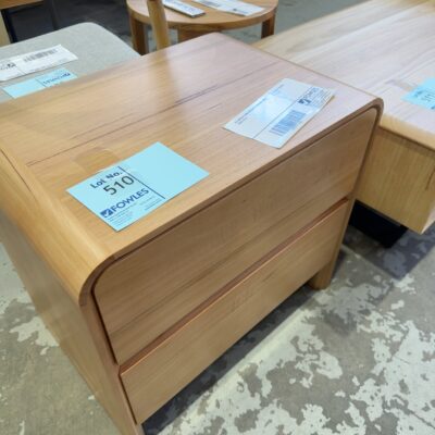 EX DISPLAY LENA MESSMATE BEDSIDE TABLE SOLD AS IS
