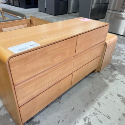 SAMPLE FURNITURE - LENA DRESSER MESSMATE TIMBER SOLD AS IS