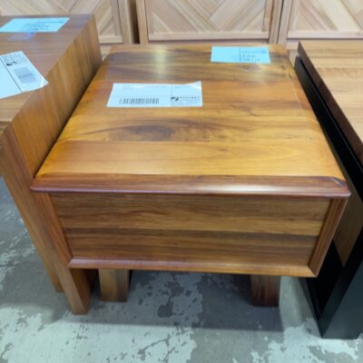 EX DISPLAY HOBART BLACKWOOD LAMP TABLE SOLD AS IS **SPLIT TOP**