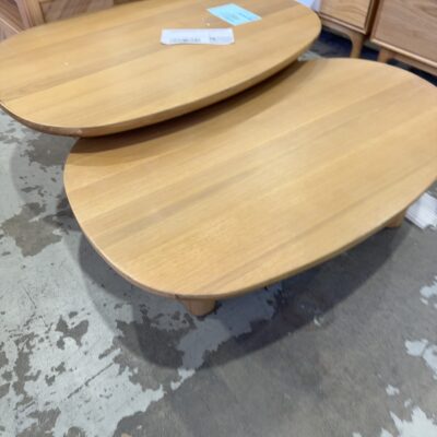 EX DISPLAY JAMES NESTING TABLES - SET OF 2 SOLD AS IS