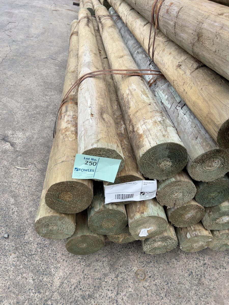 150-175MM TREATED PINE POLES-20/3.0