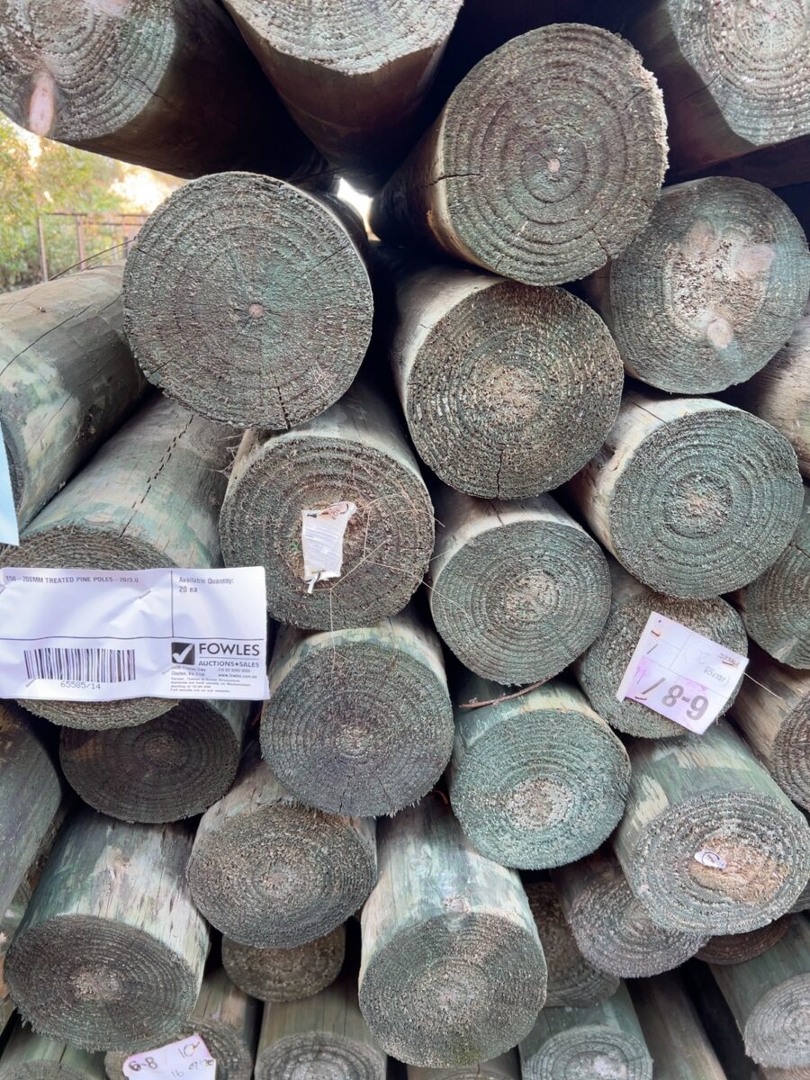 150-200MM TREATED PINE POLES-20/3.0