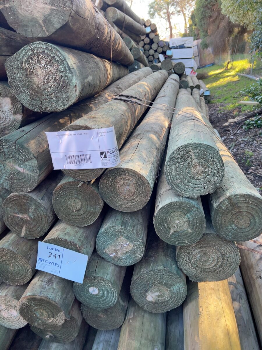 150-200MM TREATED PINE POLES-20/3.0