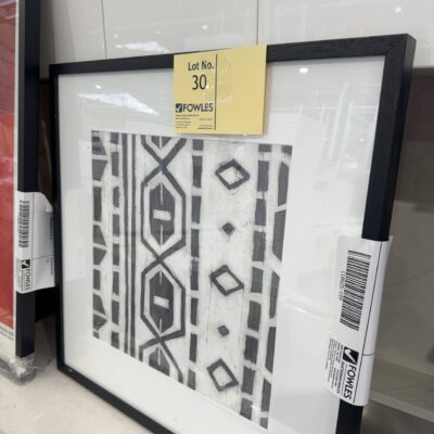 EX STAGING - ARTWORK SOLD AS IS