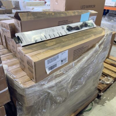 PALLET OF NEW CYCLONE PRO FLY FRAME FLY SCREEN KIT 900MM X 900MM, WHITE FRAME, INCLUDES ALL PARTS NECESSARY TO MAKE A CUSTOM FLYSCREEN FRAME COMPLETE WITH MESH, APPROX 328 QTY, 30123238,