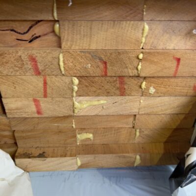 285X33 AUSTRALIAN CHESTNUT KD HARDWOOD LAM STAIR TREADS-16/1.1
