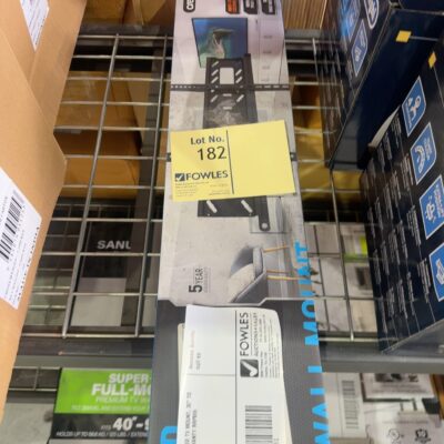 NEW CREST MFP1FL FIXED TV MOUNT, 30" TO 87" TV, 12 MONTH WARRANTY RRP