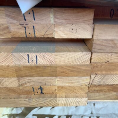 285X33 WORMY CHESTNUT KD HARDWOOD LAM STAIR TREADS-14/1.5