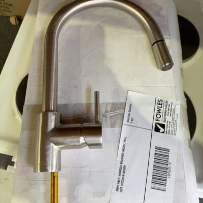 NEW ABEY ARMEDO BRUSHED NICKEL PULL OUT KITCHEN MIXER