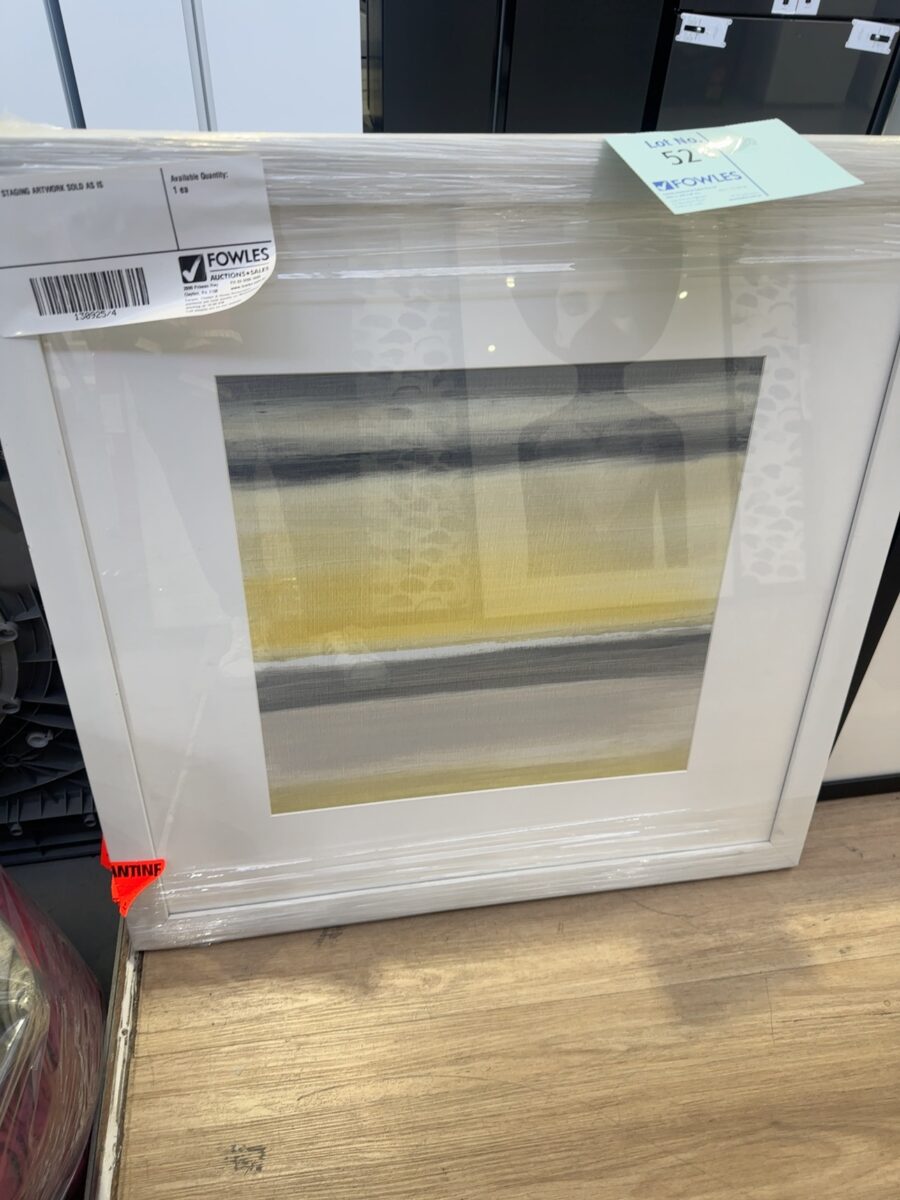 EX STAGING ARTWORK SOLD AS IS