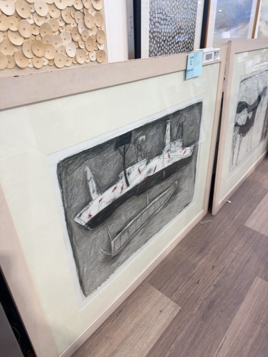 EX STAGING - ARTWORK SOLD AS IS