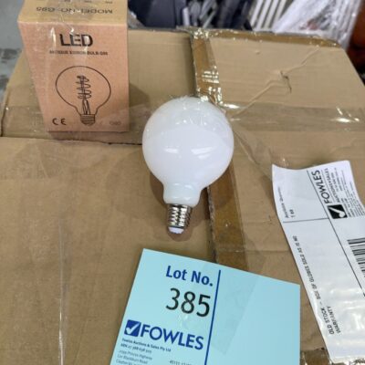 OLD STOCK - BOX OF GLOBES SOLD AS IS NO WARRANTY