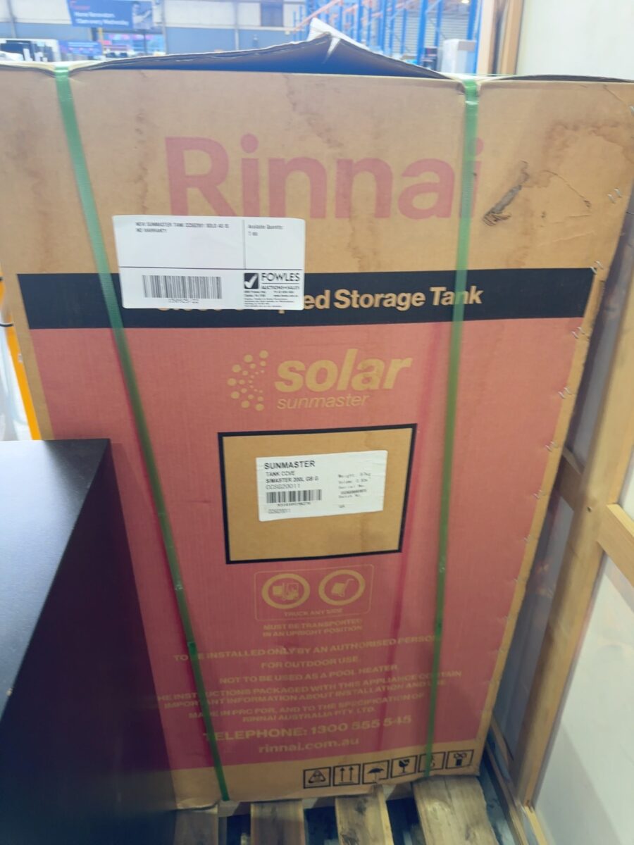 NEW SUNMASTER TANK CCSG2001 SOLD AS IS NO WARRANTY
