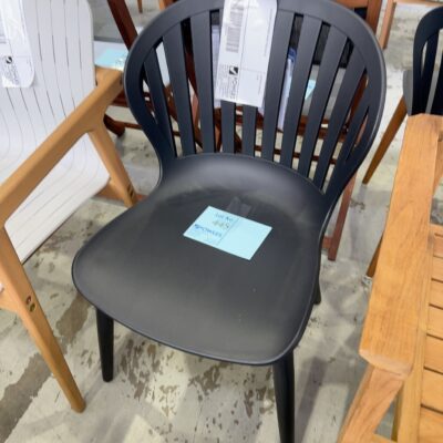 DESIGNER OUTDOOR CHAIR SOLD AS IS