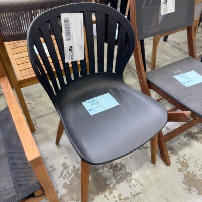 DESIGNER OUTDOOR CHAIR SOLD AS IS