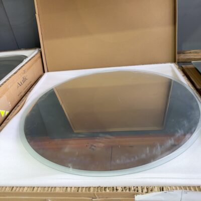 NEW AULIC WINDSOR ROUND LED MIRROR 900MM FRAMELESS, LMWIN-900