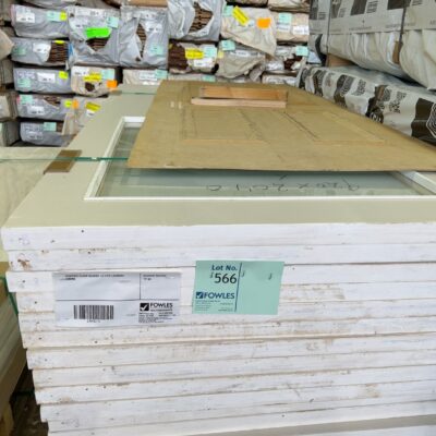 2040X920 CLEAR GLAZED 1/2 LITE LAUNDRY DOORS