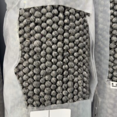 EX DISPLAY WOOL LOOP RUG, 200CM X 290CM, HAND WOVEN, SLATE, RRP99