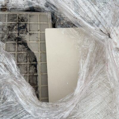 PALLET OF CREAM TILES SOLD AS IS UNKNOWN QTY