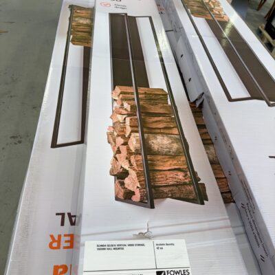 SCANDIA SCLS010 VERTICAL WOOD STORAGE, 1800MM WALL MOUNTED