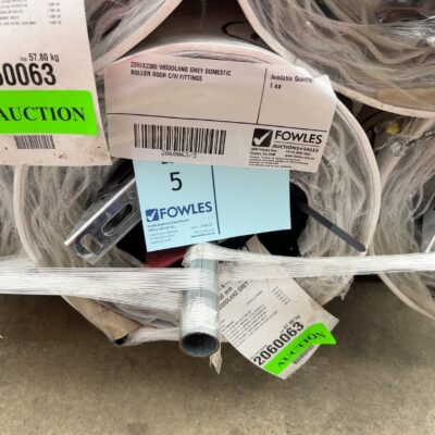 2200X2300 WOODLAND GREY DOMESTIC ROLLER DOOR C/W FITTINGS