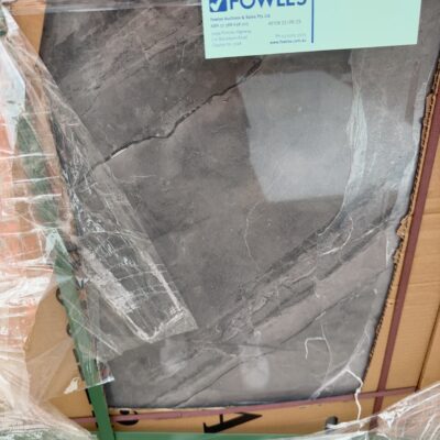 PALLET OF 600MM X 1200MM TILES GLOSS GREY, 612T108