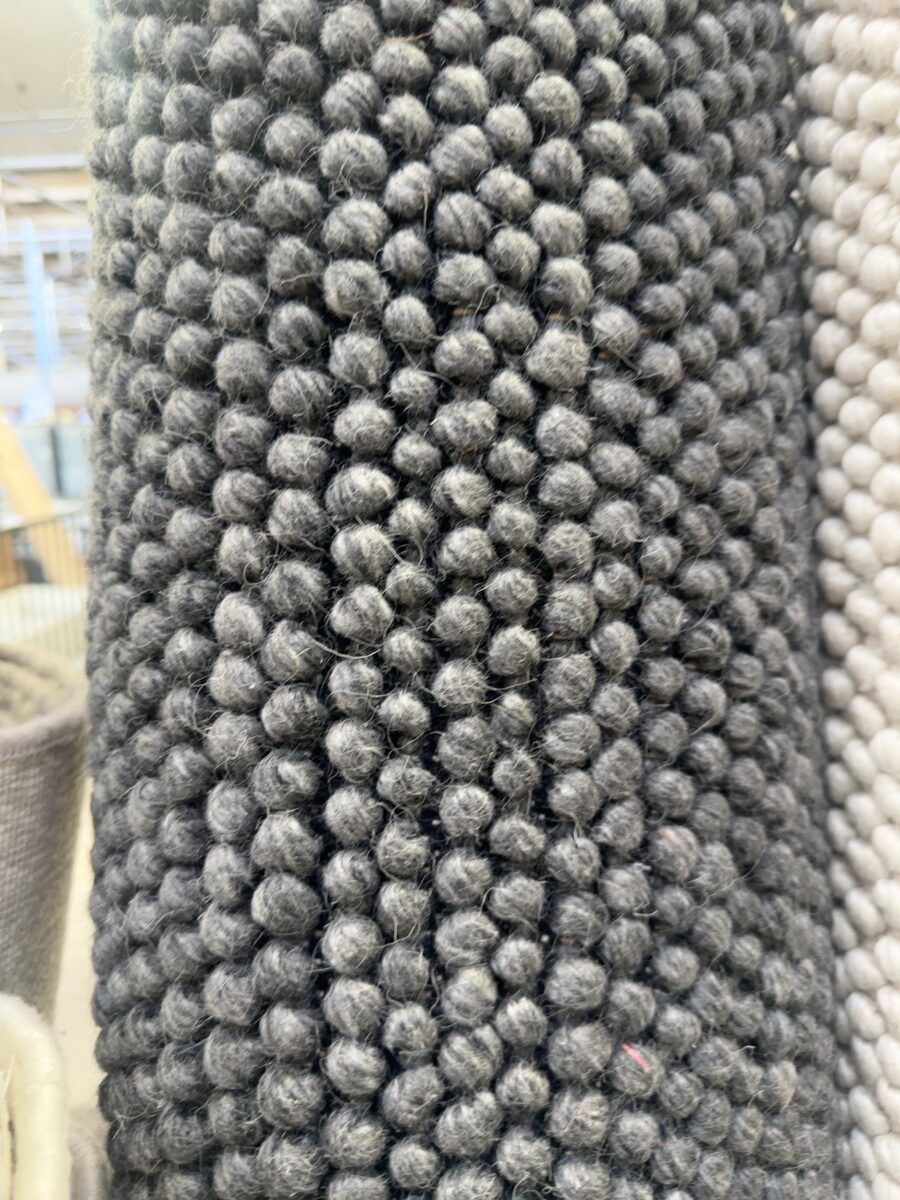 EX DISPLAY WOOL LOOP RUG 200CM X 290CM